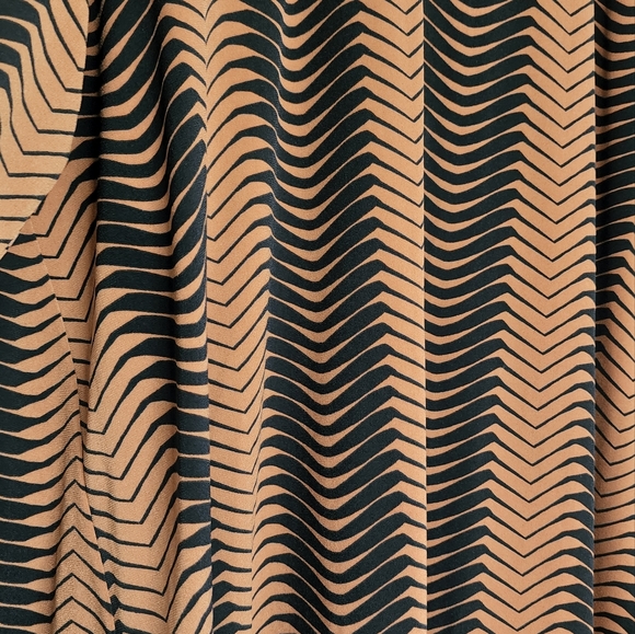 Alfani Tan Brown Rust Black Maternity Top Blouse - Picture 3 of 6